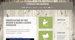 Desktop Screenshot of contractorsseminars.com